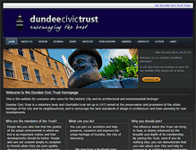 Tablet Screenshot of dundeecivictrust.co.uk